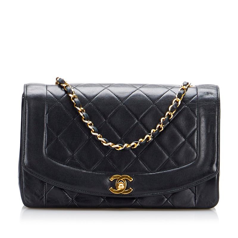 CHANEL シャネル マトラッセ ダイアナ ゴールド金具 チェーン  
