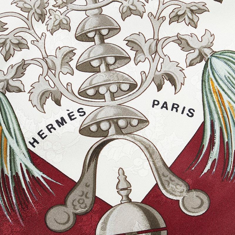 HERMES（エルメス） カレ90 Plumes et Grelots 羽飾りと鈴 スカーフ