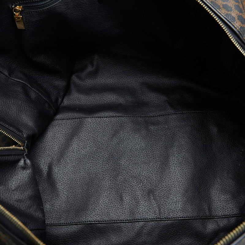 CELINE（セリーヌ） マカダム ボストンバッグ トラベルバッグ ブラウン
