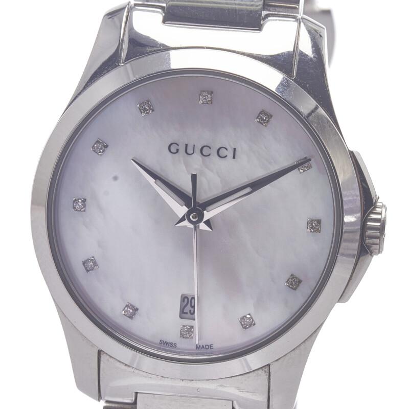 GUCCI（グッチ） Gタイムレス 腕時計 YA126535 ステンレススチール
