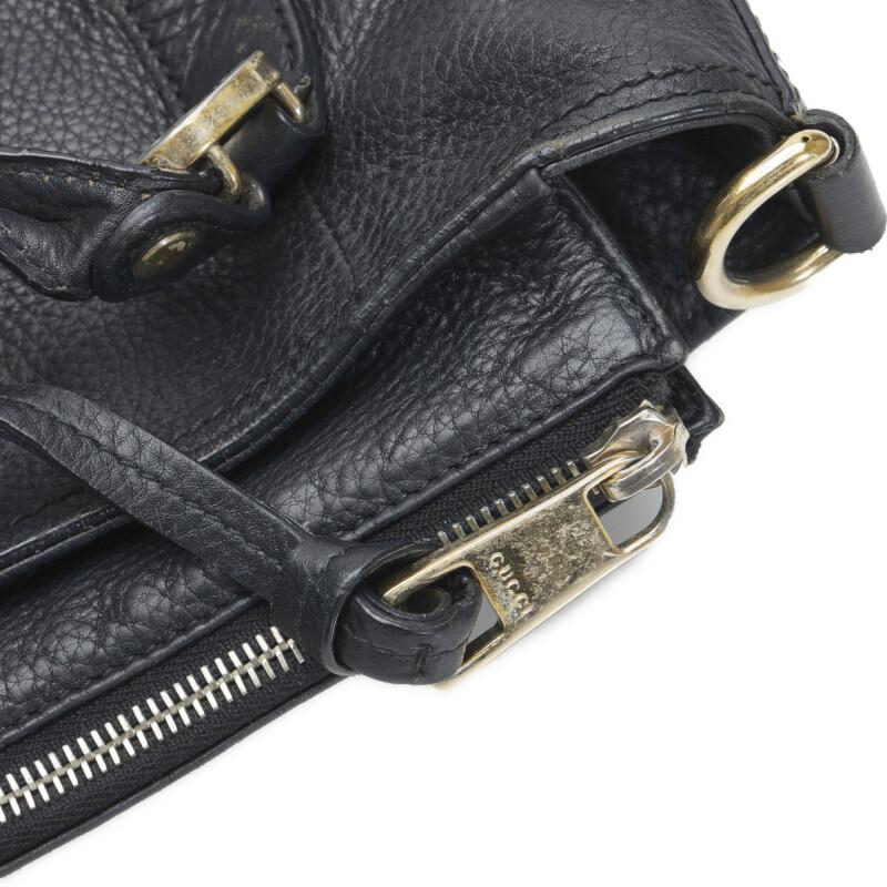 GUCCI（グッチ） インターロッキングG ハンドバッグ 323675 ブラック