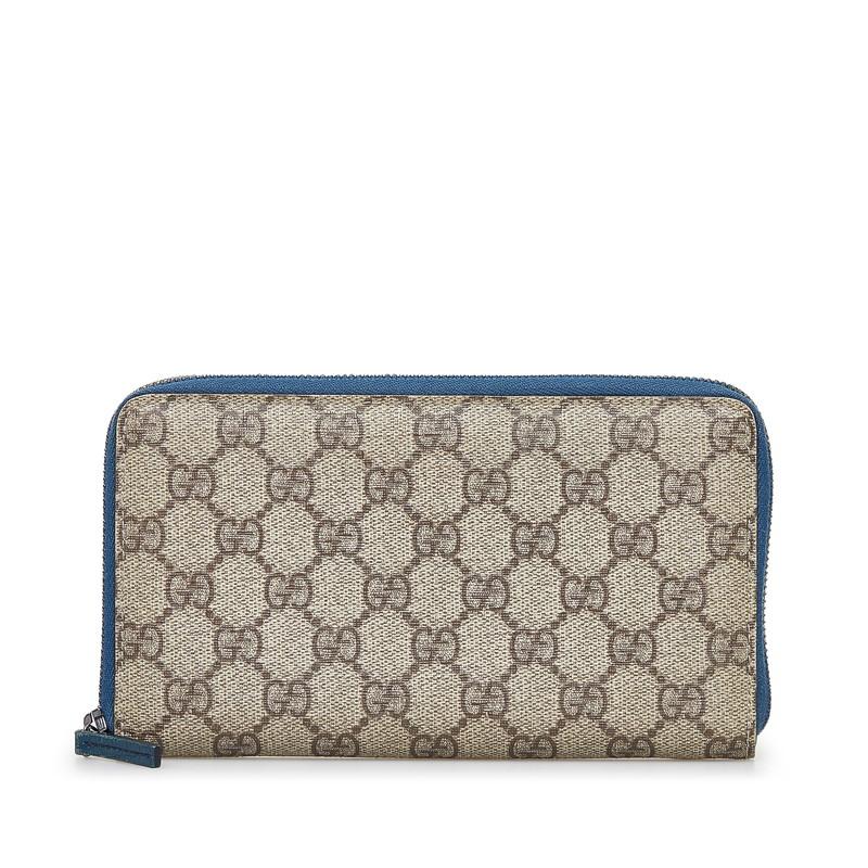 GUCCI（グッチ） GGスプリーム ラウンドファスナー 長財布 146212