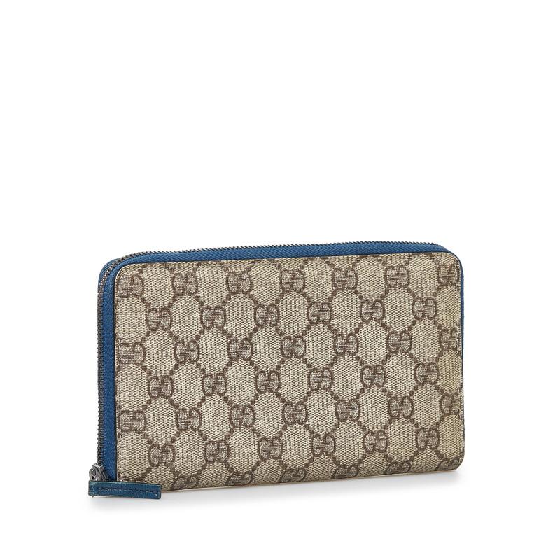 GUCCI（グッチ） GGスプリーム ラウンドファスナー 長財布 146212