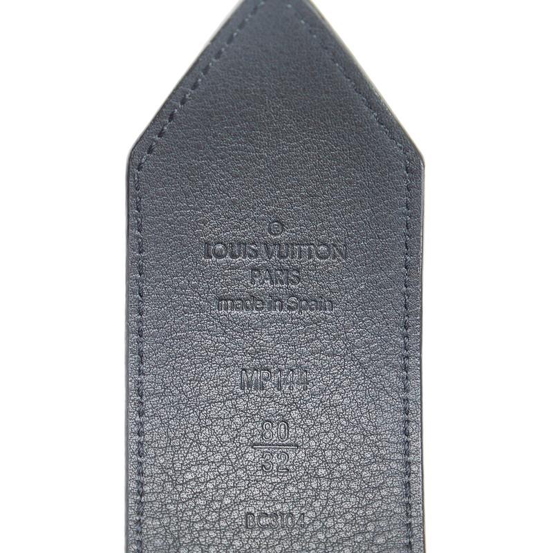LOUIS VUITTON ルイ ヴィトン ベルト MP144 ブラック パテントレザー 