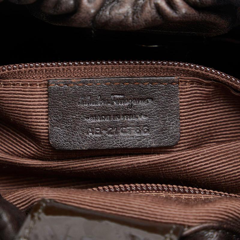 Salvatore Ferragamo ブラウン系レザー ハンドバッグ 楽天市場】【バッグ】Salvatore Ferragamo サルヴァトーレ