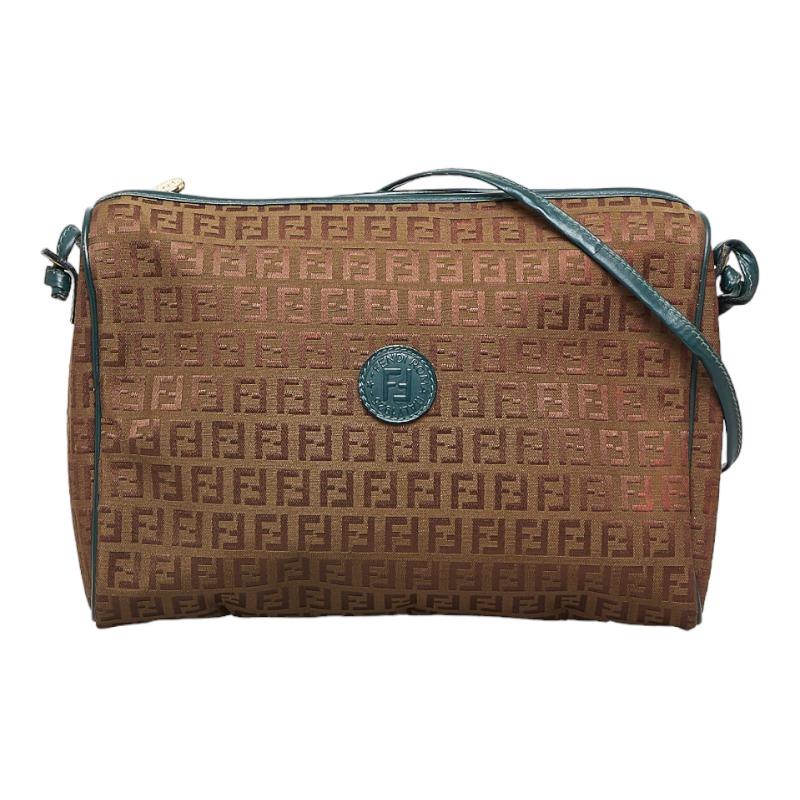 FENDI フェンディ ズッキーノ 斜め掛け ショルダーバッグ