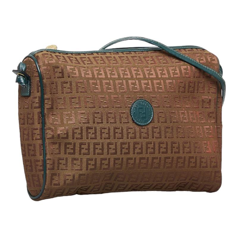 FENDI フェンディ ズッキーノ 斜め掛け ショルダーバッグ