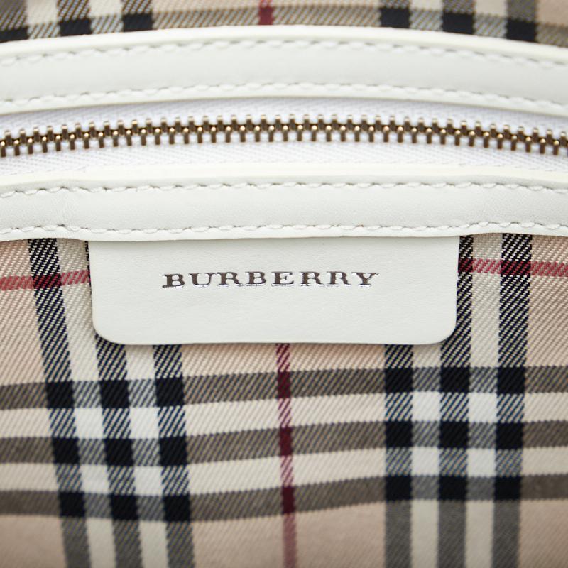 BURBERRY ホワイト ショルダーバッグ 国内即発送BURBERRY バーバリー ショルダーバッグ ロゴ (Burberry