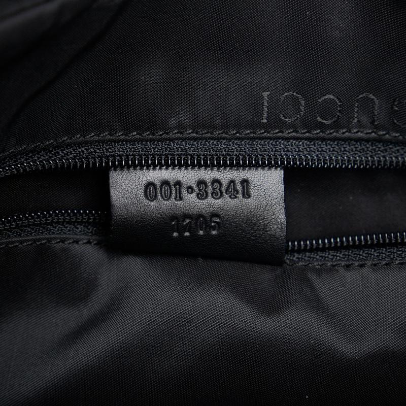GUCCI グッチ  001 3341 ショルダーバッグ レザー ブラック レディース ファッション【中古】 GUCCI（グッチ） レザー 肩掛け ワンショルダー バッグ 001・3341