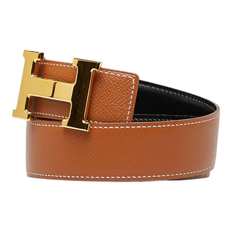 HERMES エルメス コンスタンス H リバーシブル ベルト ブラウン