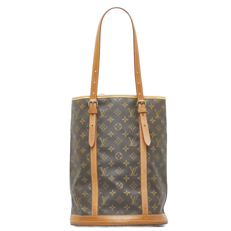 LOUIS VUITTON◇カバメゾ_モノグラム・キャンバス_BRW/PVC/BRW LOUIS