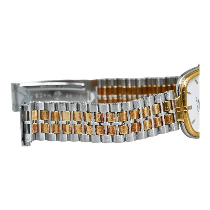 LONGINES（ロンジン） Quantx 腕時計 クオーツ ホワイト文字盤