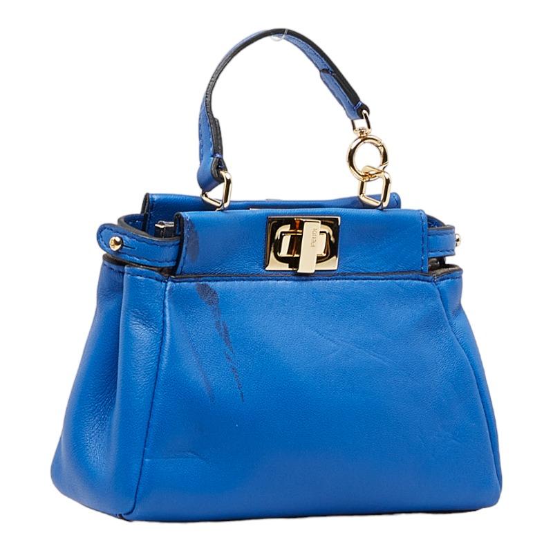 FENDI フェンディ マイクロピーカブー ミニハンドバッグ ショルダー 