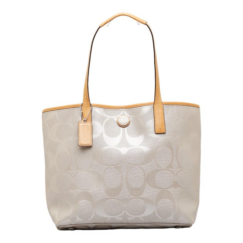 COACH（コーチ） シグネチャー トートバッグ ショルダーバッグ F23621