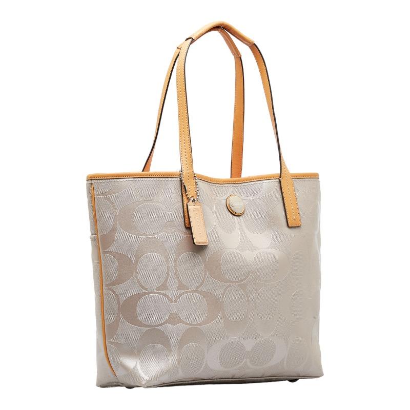 COACH（コーチ） シグネチャー トートバッグ ショルダーバッグ F23621