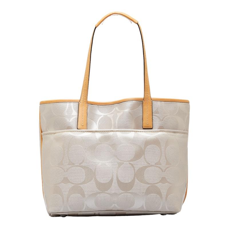 COACH バッグ 美品 COACH（コーチ） シグネチャー トートバッグ ショルダーバッグ F23621