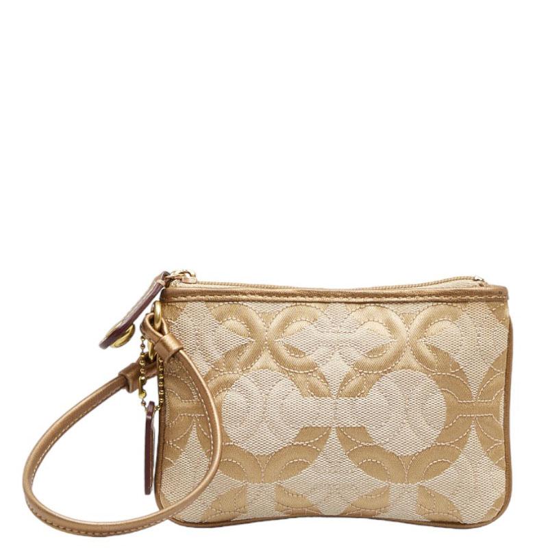 COACH（コーチ） オプアート グラマシー アクセサリーポーチ ミニ 