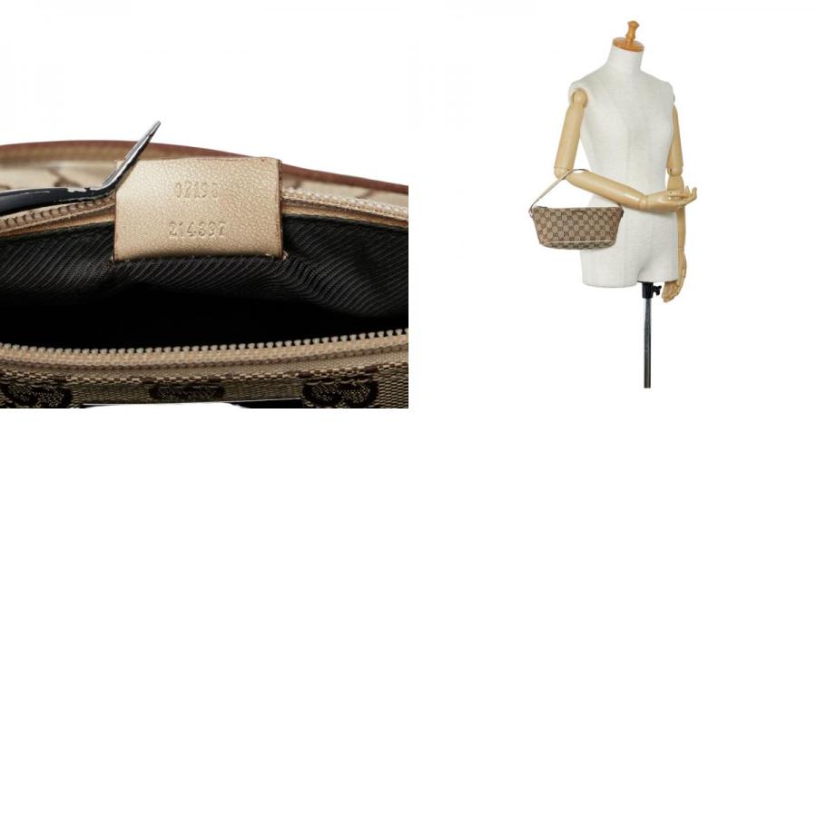 GUCCI（グッチ） GGキャンバス アクセサリーポーチ ハンドバッグ 07198