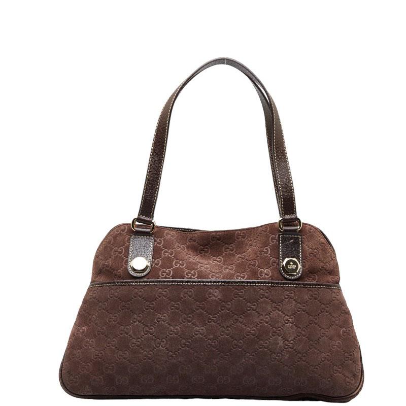 GUCCI グッチ GG柄 ハンドバッグ ショルダーバッグ 163288 ブラウン  