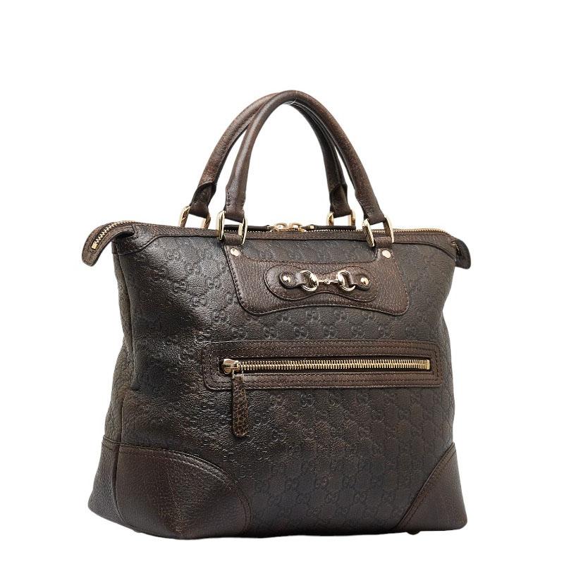 GUCCI（グッチ） グッチシマ ホースビット ハンドバッグ トート