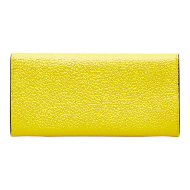 FENDI フェンディ ピーカブー 長財布 2つ折り財布 8M0427 イエロー 