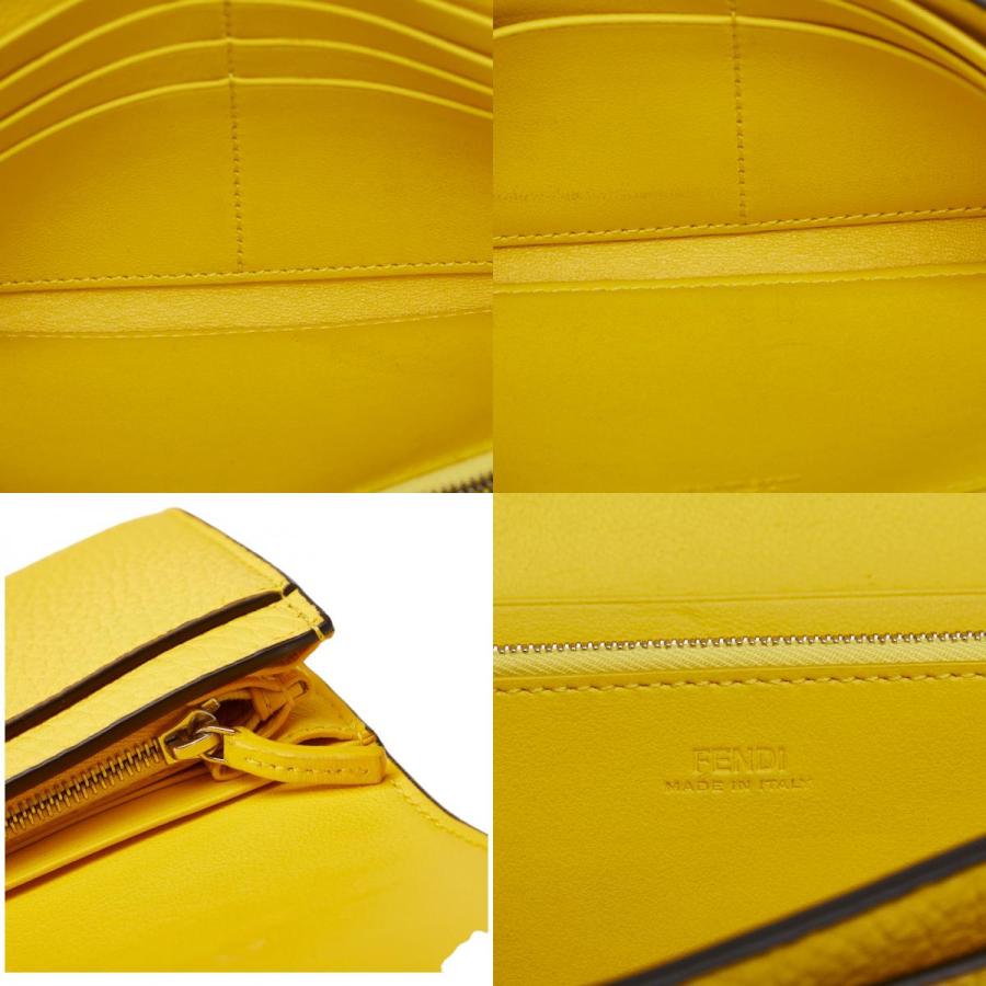 FENDI（フェンディ） ピーカブー 長財布 2つ折り財布 8M0427 イエロー