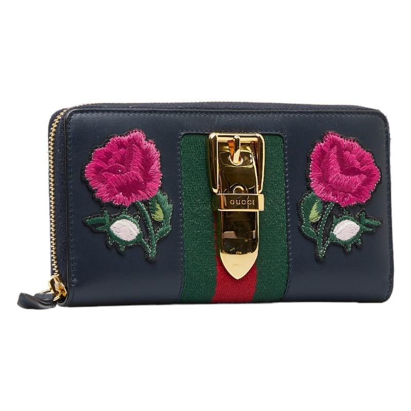 GUCCI（グッチ） シルヴィ エンブロイダリー GINZA 2017 長財布 