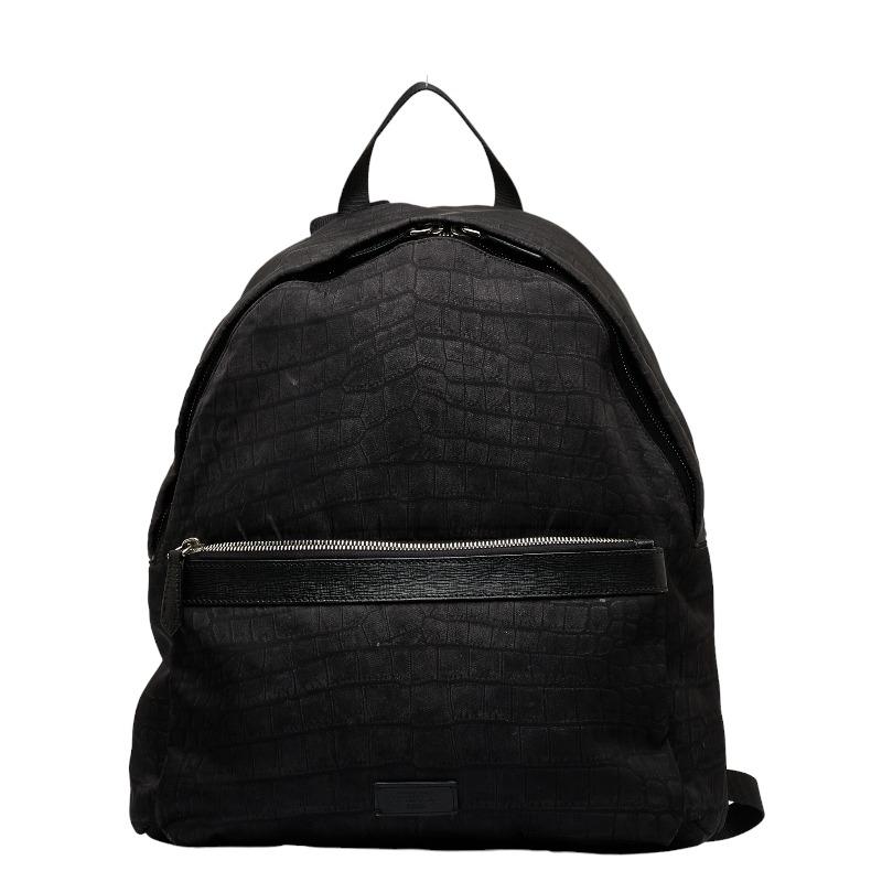 Fendi リュック 黒 レザー スタッズ FENDI 中古 フェンディ リュック レディース ブランド バイ ザ