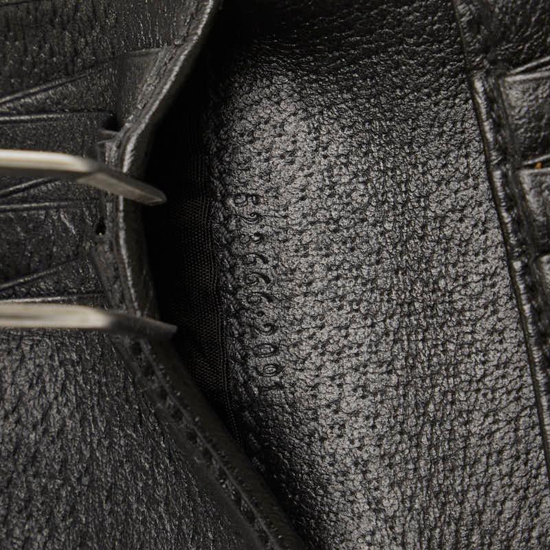 GUCCI（グッチ） 蜂 ビー Bee 二つ折り財布 523666 ブラック レザー