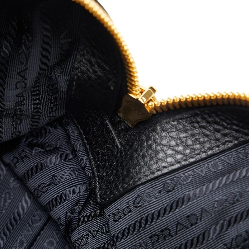 PRADA プラダ ヴィッテロダイノ ゴールド金具 ハンドバッグ ミニ