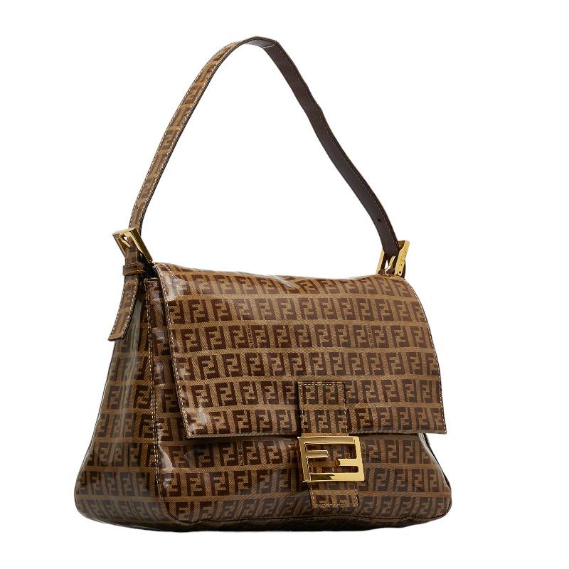 FENDI フェンディ ズッキーノ マンマバケット ショルダーバッグ