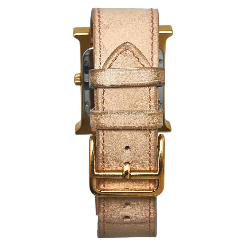 HERMES（エルメス） Hウォッチ 腕時計 HH1.501 クオーツ アイボリー