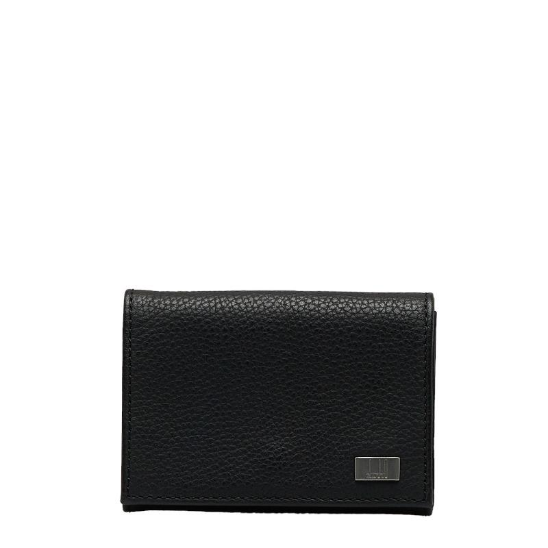 dunhill ダンヒル 名刺入れ カードケース ブラック レザー