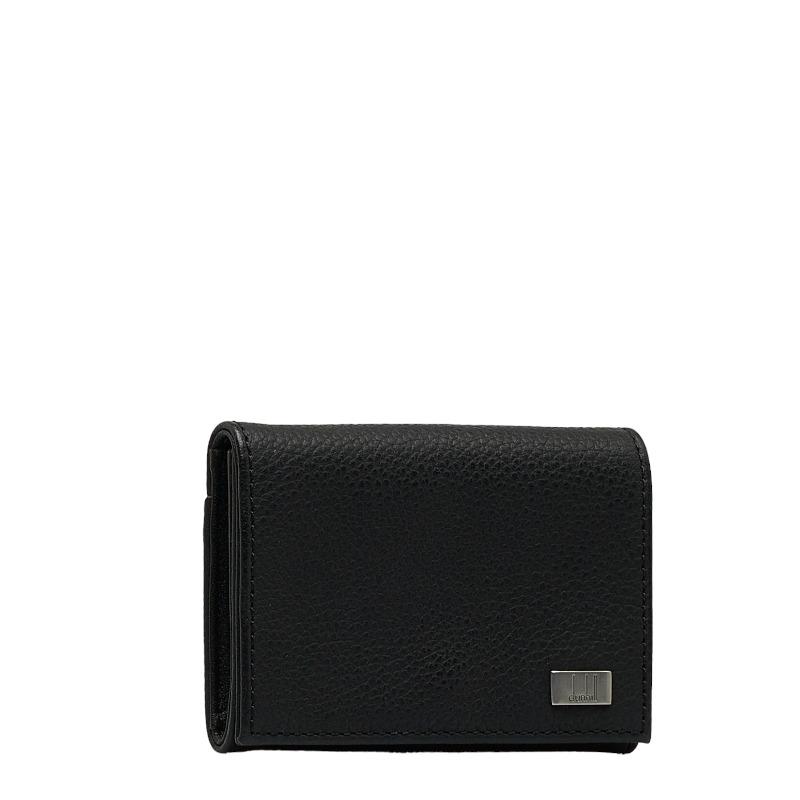 dunhill ダンヒル 名刺入れ カードケース ブラック レザー