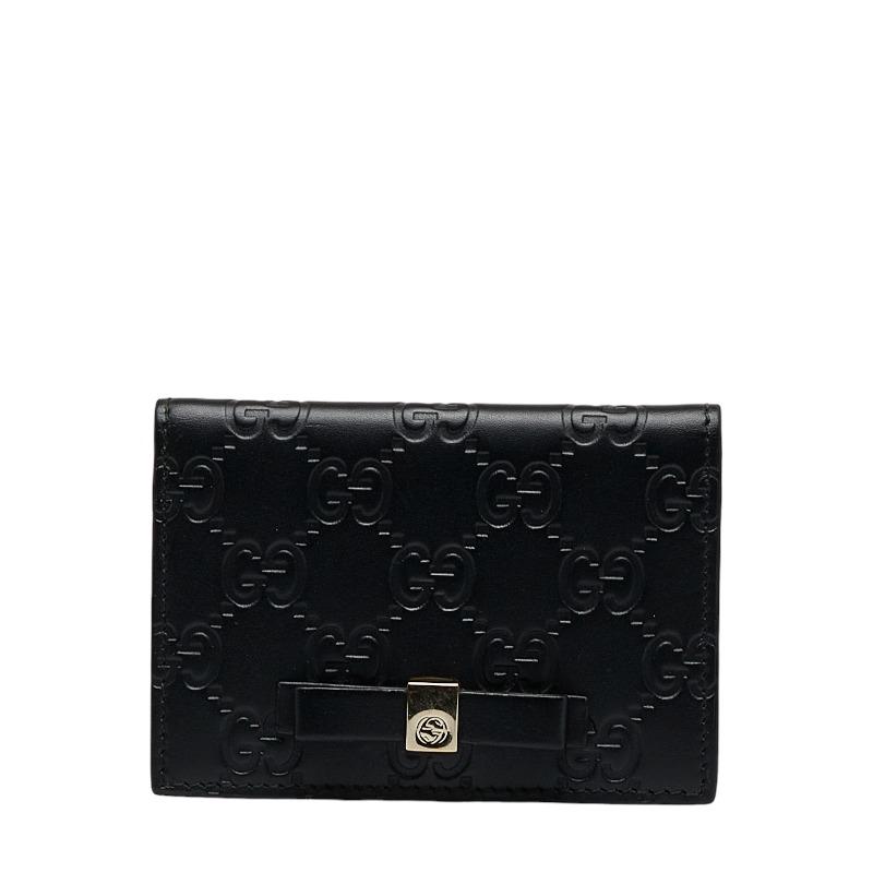 GUCCI グッチ グッチシマ リボン パスケース カードケース