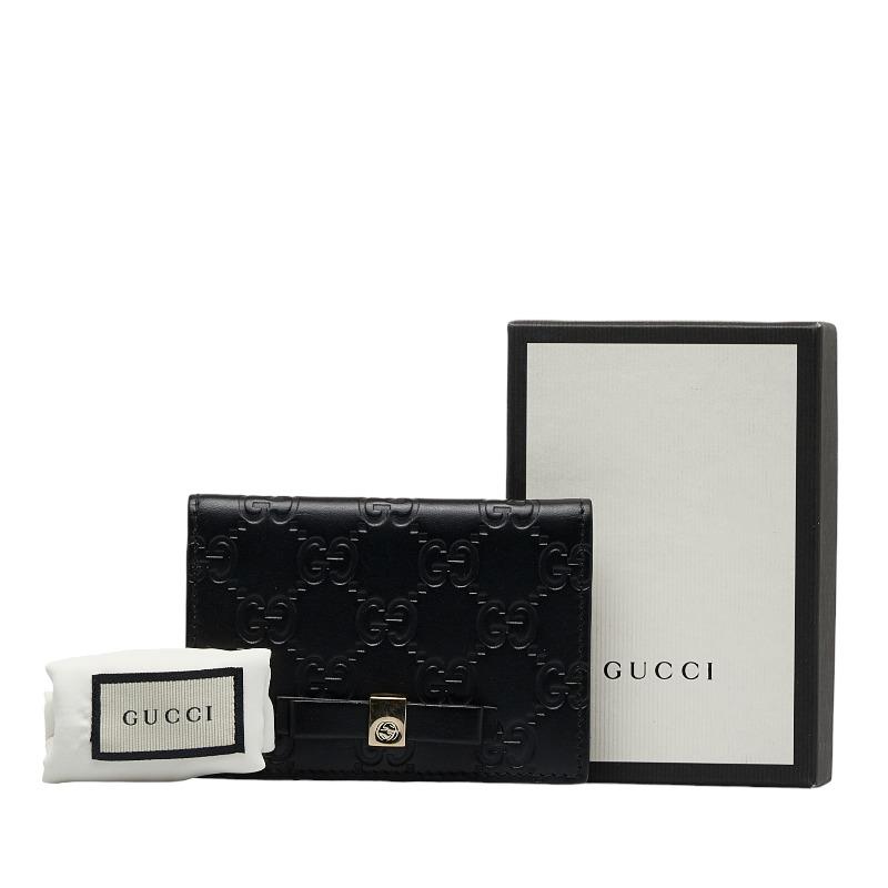 GUCCI（グッチ） グッチシマ リボン パスケース カードケース 451192