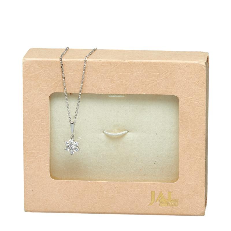 MIKIMOTO（ミキモト） K18WG ホワイトゴールド ダイヤ0.21ct フラワー
