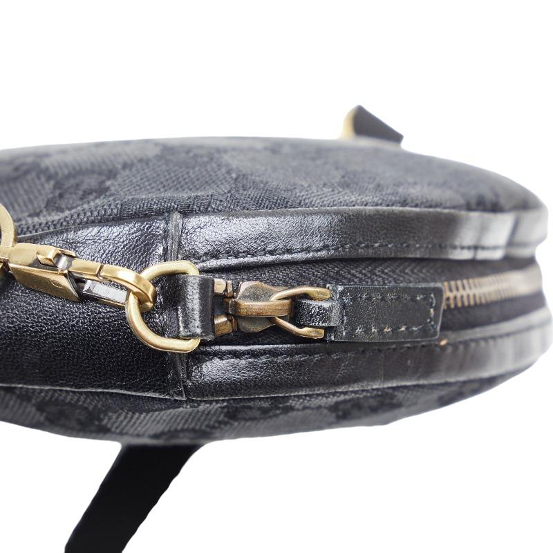 GUCCI（グッチ） GGキャンバス ラウンド ショルダーバッグ 90700
