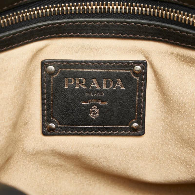 PRADA（プラダ） カモフラージュ 迷彩 スタッズ ハンドバッグ