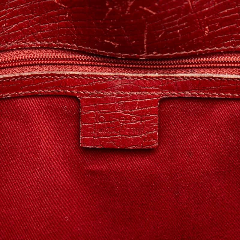 グッチ GG キャンバス トートバッグ レザー ゴールド金具 赤 GUCCI グッチ トートバッグ GGキャンバス パテントレザー A4収納 赤