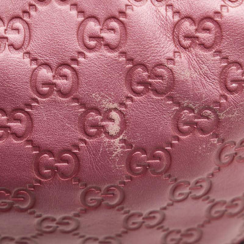GUCCI ピンクレザー ぬいぐるみ 中古】 グッチ GUCCI ショルダーバッグ ハンドバッグ マイクロGG