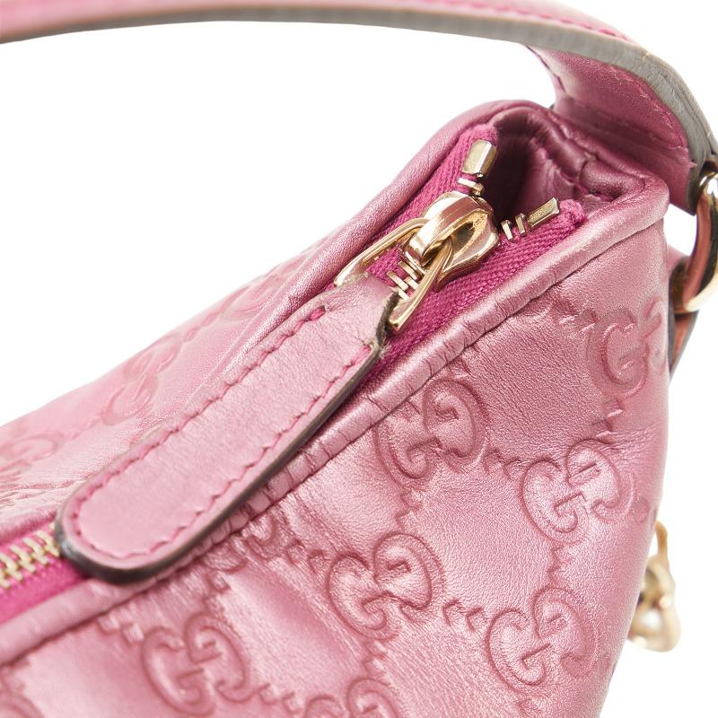 GUCCI ピンクレザー ぬいぐるみ GUCCI グッチGGシマ オール レザー テディベア ぬいぐるみ
