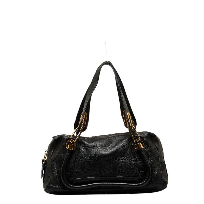 Chloe クロエ パラティ ハンドバッグ ブラック レザー レディース 