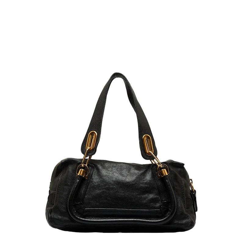 Chloe クロエ パラティ ハンドバッグ ブラック レザー レディース 