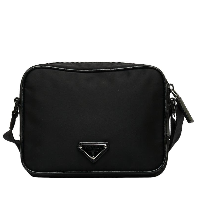 PRADA（プラダ） 斜め掛け ショルダーバッグ 2VH144 ブラック ナイロン 