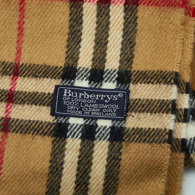 BURBERRY バーバリー ノバチェック マフラー ベージュ ウール