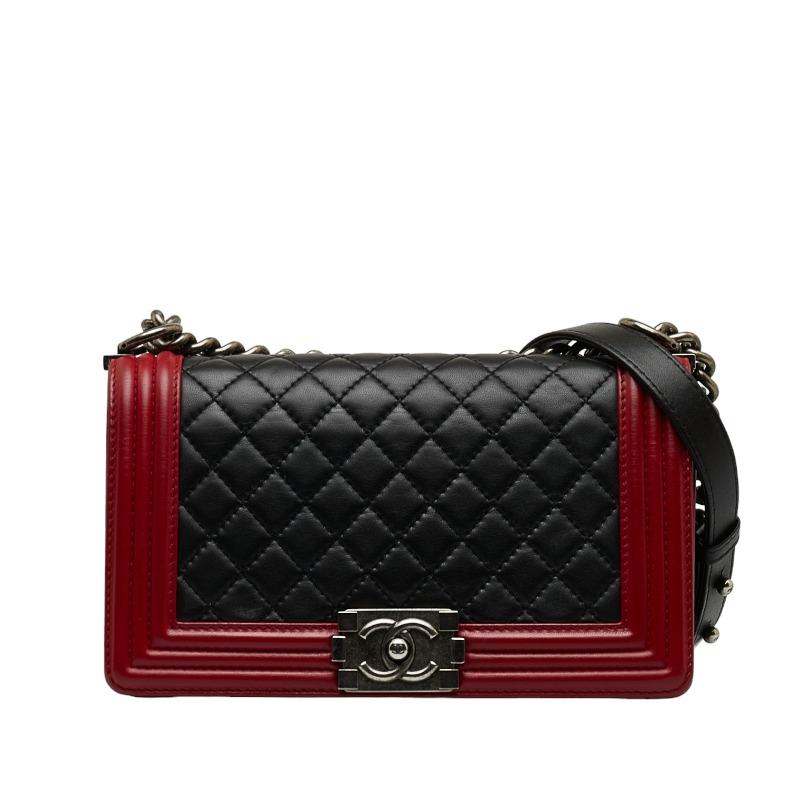 シャネル ココボーイ チェーン ショルダーバッグ レディース 【中古】 CHANEL - シャネル ココボーイ チェーン ショルダーバッグ レディース