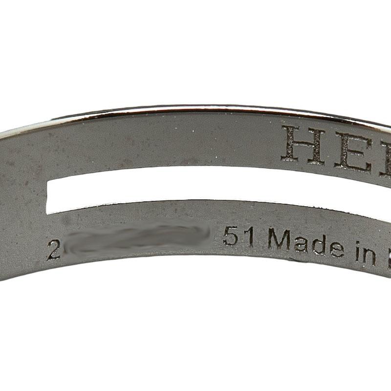 HERMES エルメス アリアンヌ リング 指輪 K18WG ホワイト HERMES エルメス アリアンヌ リング 指輪 K18WG ホワイト