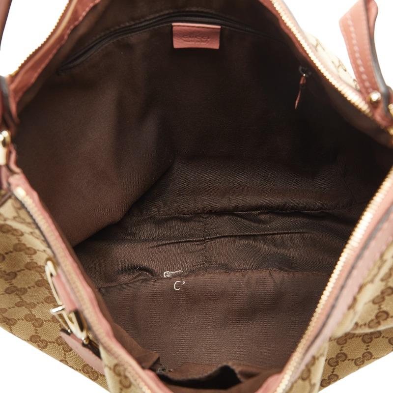 たか　GUCCI GG ワンショルダーバッグ　キャンパス　ベージュ 美品】グッチ ショルダーバッグ ベージュ キャンバス GG柄