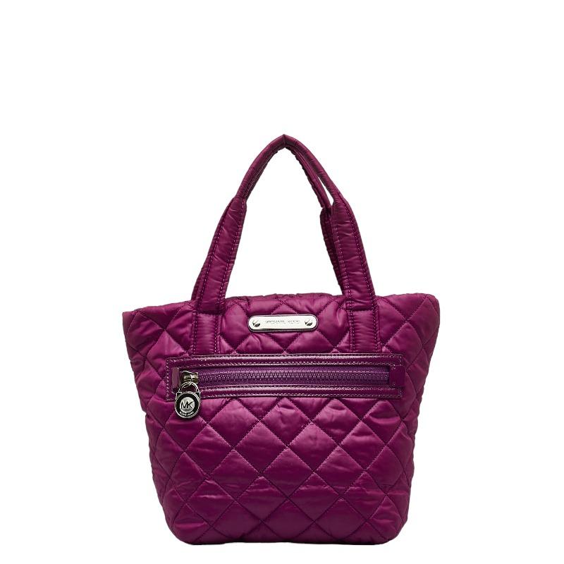 MICHAEL KORS（マイケルコース） キルティング ハンドバッグ パープル 